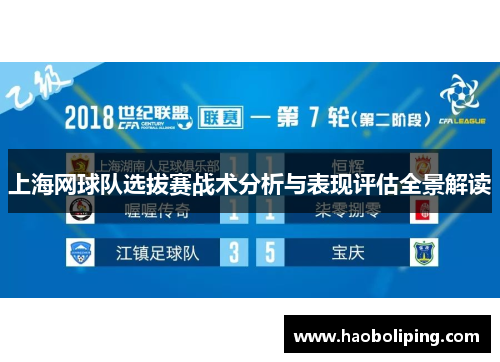 上海网球队选拔赛战术分析与表现评估全景解读